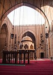 Four-iwan layout at the Mosque-Madrasa of Sultan Hasan (14th century) in Cairo, Egypt