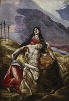 El Greco, Pietà, 1571-1576, Philadelphia Museum of Art