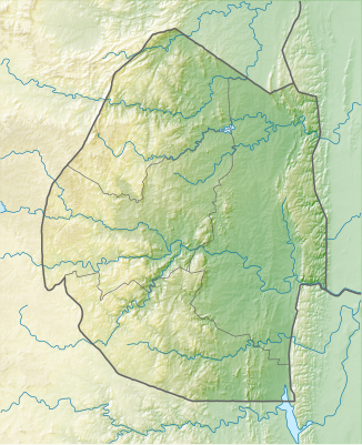 Location map Eswatini