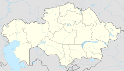 Mappa del Kazakistan