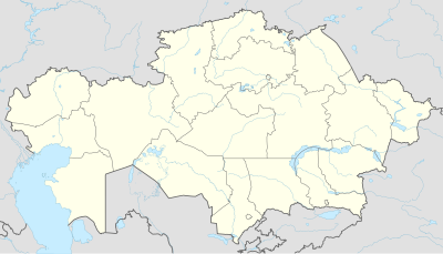 Location of World Heritage Sites in Kazakhstan
