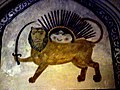 Decorated tiles in a historical Hammam, Isfahan, Iran