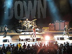 System of a Down esiintymässä New Yorkissa vuonna 2012