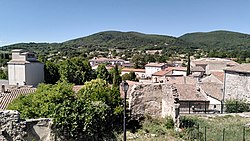 Skyline of Sauzet