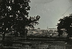 Thomas Martin Easterly's photograph of St. Louis from across the Mill Creek Valley, 1853, Missouri History Museum