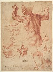 Studies for the Libyan Sibyl by Michelangelo