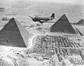As pirámides durante a segunda guerra mundial.