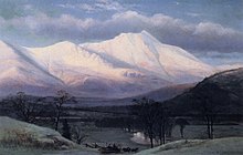 冬のノースモート山(1873)