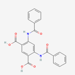 4,6-dibenzamidobenzen-1,3-dikarboksilna kiselina