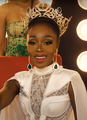 The third edition of the golden crown, as worn by Miss Grand International 2020, Abena Appiah