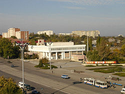 Central street of Tiraspol