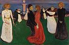 The Dance of Life. 1899–1900. Oil on canvas, 49​1⁄2 × 75 in. Nasjonalgalleriet, Oslo