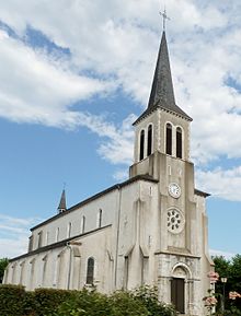 Ang Simbahan sa Saint-Jean-Baptiste, sa Beuste