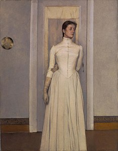 Portrait de Marguerite Khnopff, Fernand Khnopff, 1887.