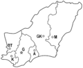 Golestan Province admin map