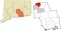 Cromwell's location within the Lower Connecticut River Valley Planning Region and the state of Connecticut