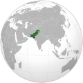 SVG map of Pakistan