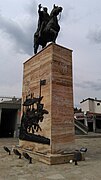 Skanderbeg statue on new pedestal