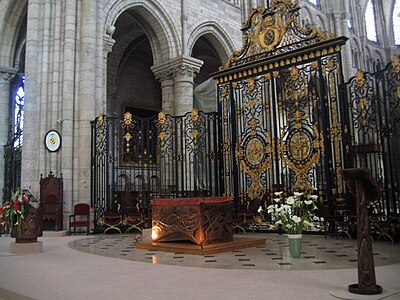 The choir screen