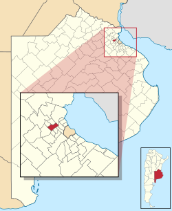 location of San Miguel Partido in Gran Buenos Aires