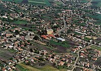 Aerial view of Besenyőtelek