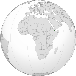 Localização República do Djibouti