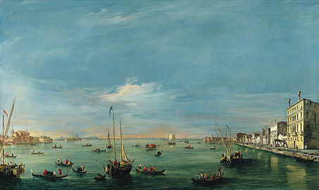 Canal de la Giudecca et les Zattere, 1757-1758 Musée Thyssen-Bornemisza, Madrid