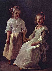 Deux jeunes Filles, Rotterdam, musée Boijmans Van Beuningen.