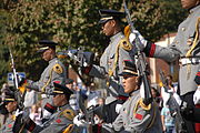 R.O.K. militairen tijdens het najaarsfestival, oktober 2008.