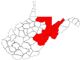 County distribution map.