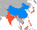 China PRC vs ROC with countries