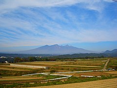 Southern Yatsugatake Volcanic Group from the SSE