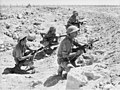 Image 50A patrol from the 2/13th Battalion at Tobruk (AWM 020779). (from History of the Australian Army)