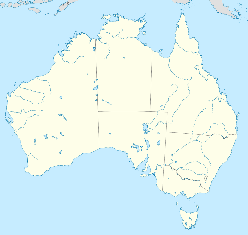 Carte de Australie