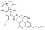 Strukturformel Cannabidiolsäure A Cannabitriolester