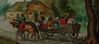 Boeren in een wagen, 1620, The Phoebus Foundation