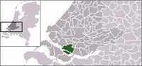 Ligking vaan Korendijk in Zuid-Holland