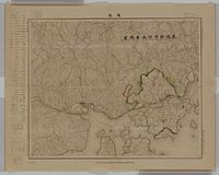 1929年の尾道都市計画区域図