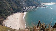 Praia do Perigoso, a mais badalada do Parque Estadual da Pedra Branca