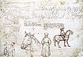 Sketches of John VIII Palaiologos during his visit at the Council of Florence in 1438, by Pisanello