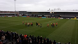 Image of the Hive stadium in 2014