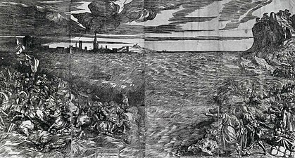 Titien, Noyade du Pharaon dans la Mer Rouge, 1515–1517.