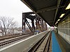 The old Chicago and Alton Railway Bridge next to Ashland L station on the Orange Line