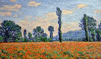 Claude Monet, Field of Poppies near Giverny, 1890