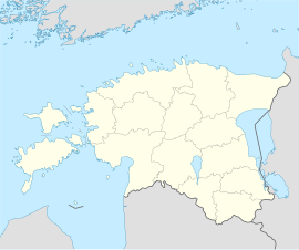 Тјури на карти Естоније