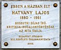 Hatvany Lajos, Pozsonyi út 40.