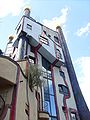 Hundertwasserhaus "Living below the rain tower, Plochingen