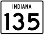 State Road 135 marker