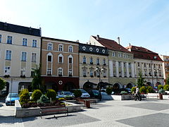 Gamle byhuse på Markedspladsen