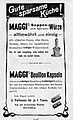 Publicité pour Maggi de 1903.